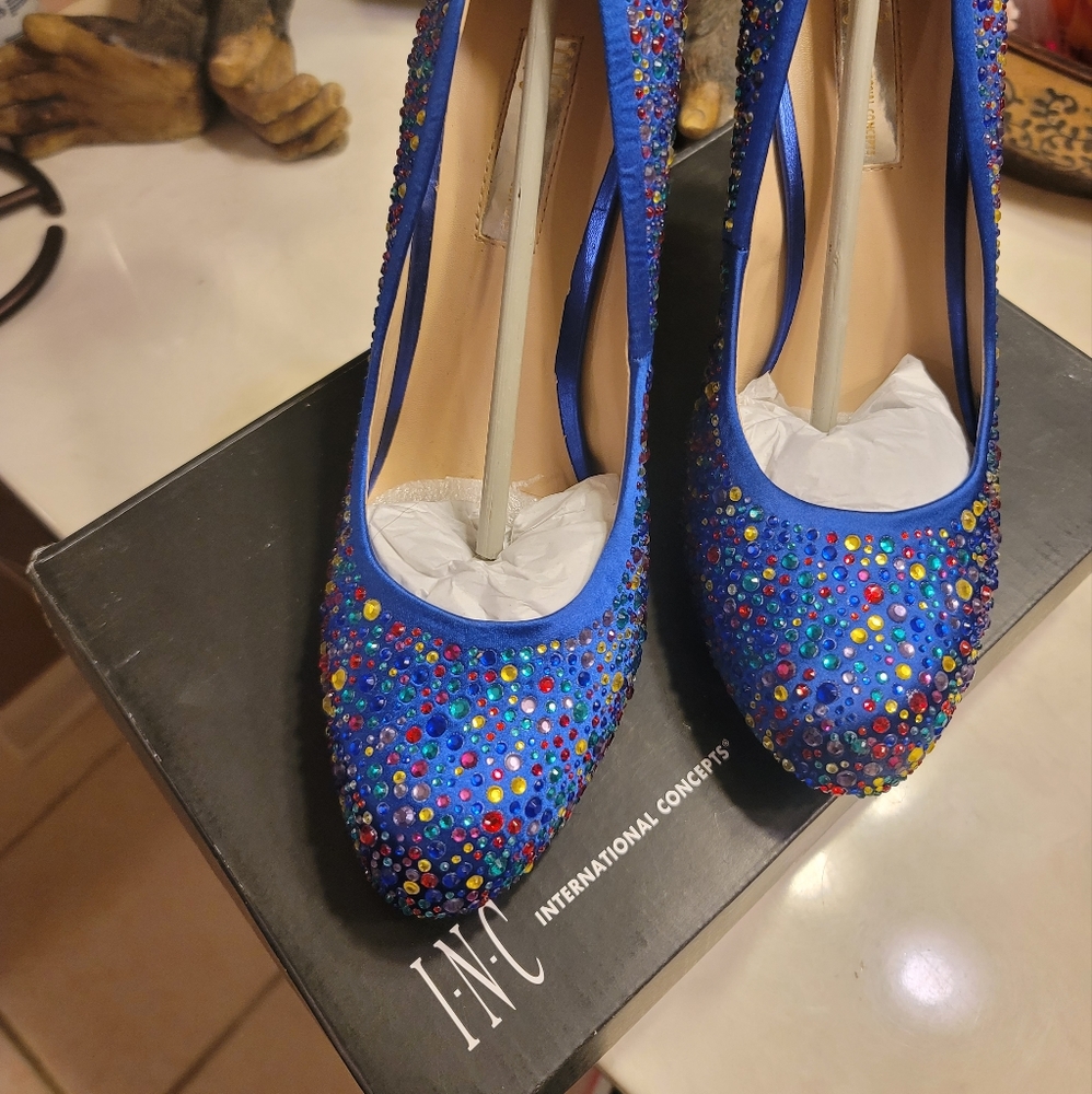 INC Rhinestone Heels - Picture 3 of 4